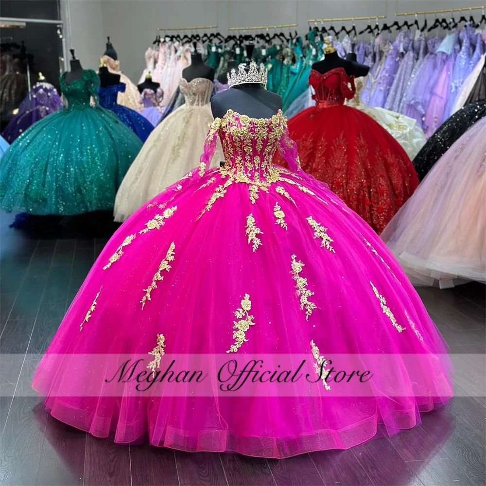 Mexico Pink Sweetheart Quinceanera Dress 2024 Appliques Corset Prom Dress With Long Sleeve Ball Gown Sweet 16 15 Robe De Bal
Mexico Pink Sweetheart Quinceanera Dress 2024 Appliques Corset Prom Dress With Long Sleeve Ball Gown Sweet 16 15 Robe De Bal