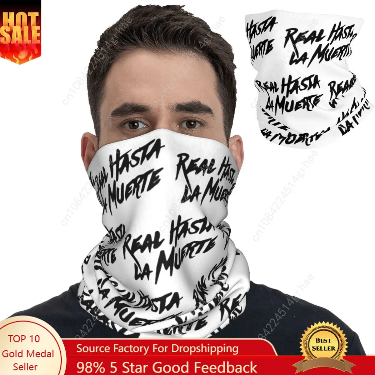 Real Hasta La Muerte Hip-hop Anuel AA Bandana Neck Gaiter Printed Mask Scarf Warm Balaclava Running Men Women Adult Breathable
Real Hasta La Muerte Hip-hop Anuel AA Bandana Neck Gaiter Printed Mask Scarf Warm Balaclava Running Men Women Adult Breathable