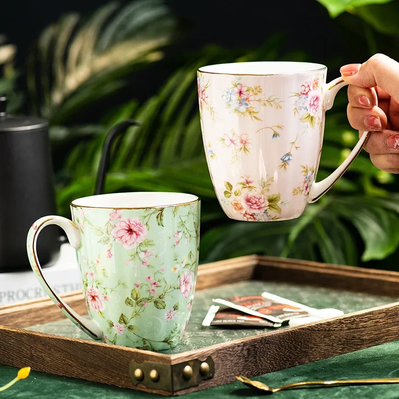 Ceramic Mug Bone China Creative Couple's Cup Vintage Flower Home Breakfast Milk Cup Office Coffee Water Mug Drinking Ware L3E9A9
Ceramic Mug Bone China Creative Couple's Cup Vintage Flower Home Breakfast Milk Cup Office Coffee Water Mug Drinking Ware L3E9A9