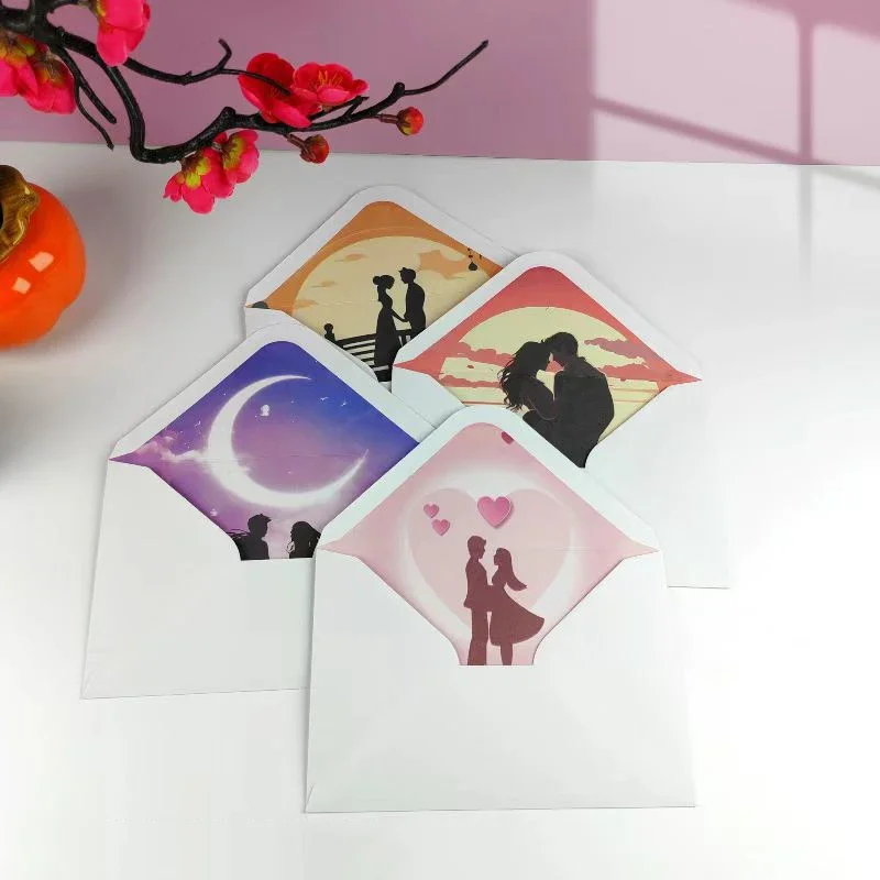50pcs Romantic Envelope 120g Paper 16x11cm Postcard Giftbox Message Packaging Wedding Invitation Valentine's Day Postcards Love
50pcs Romantic Envelope 120g Paper 16x11cm Postcard Giftbox Message Packaging Wedding Invitation Valentine's Day Postcards Love