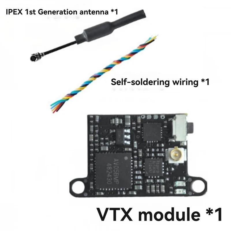 【2025 NEWLY】200Mw 5.8G VTX Analog Video Transmitter 48-Channel Adjustable Power Output For FPV RC Drone
【2025 NEWLY】200Mw 5.8G VTX Analog Video Transmitter 48-Channel Adjustable Power Output For FPV RC Drone