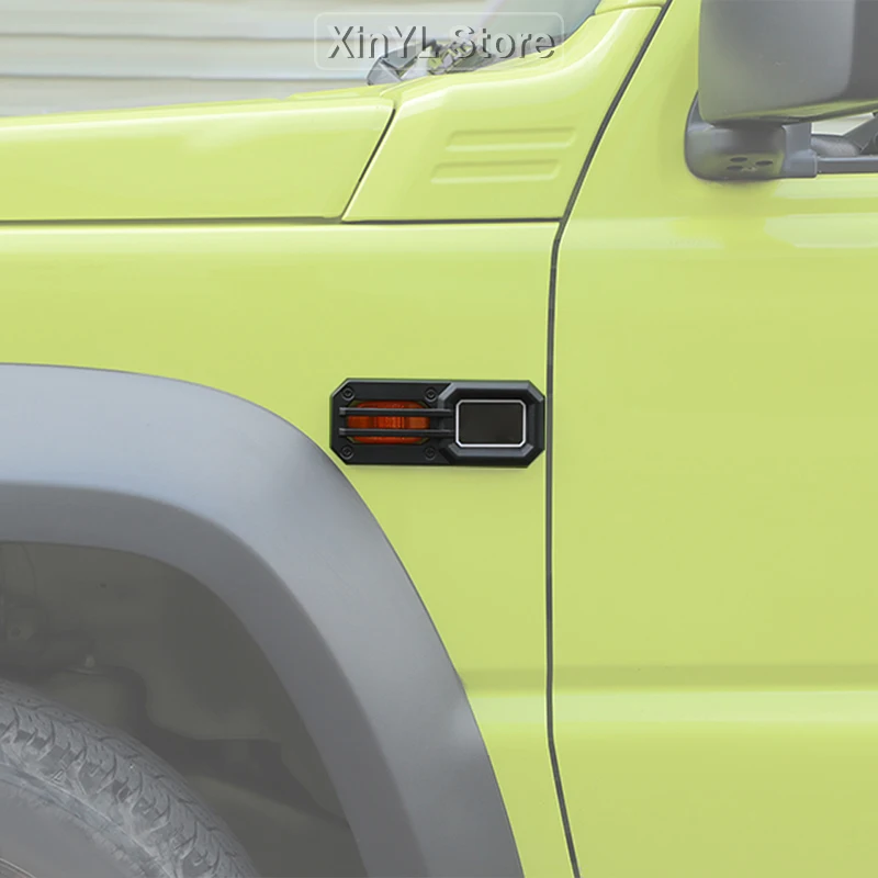 For Suzuki Jimny 2007-2017 ABS Fender Turn Light Lamp Decoration Cover Stickers Car Exterior Accessories Black
For Suzuki Jimny 2007-2017 ABS Fender Turn Light Lamp Decoration Cover Stickers Car Exterior Accessories Black