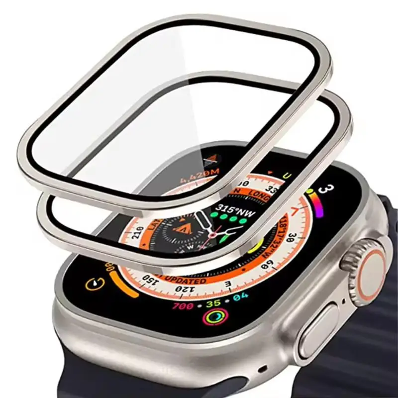 Tempered Glass HD Full Film Metal Anti-Scratch Bumper Screen Protector compatible For Apple Watch Ultra 3 2 49mm
Tempered Glass HD Full Film Metal Anti-Scratch Bumper Screen Protector compatible For Apple Watch Ultra 3 2 49mm