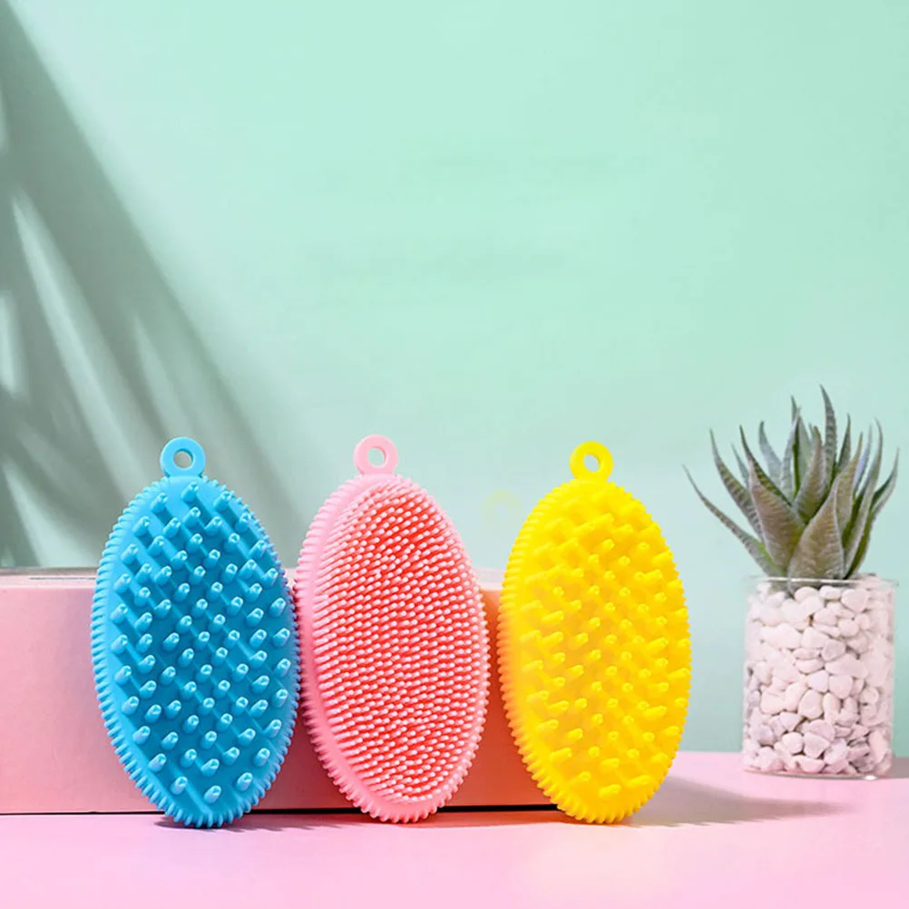 1pc Bath Brush Scrubber for Body Silicone Skin Cleaning Tool Household Baby Adult Blue Silica Gel Exfoliating Back Handheld
1pc Bath Brush Scrubber for Body Silicone Skin Cleaning Tool Household Baby Adult Blue Silica Gel Exfoliating Back Handheld