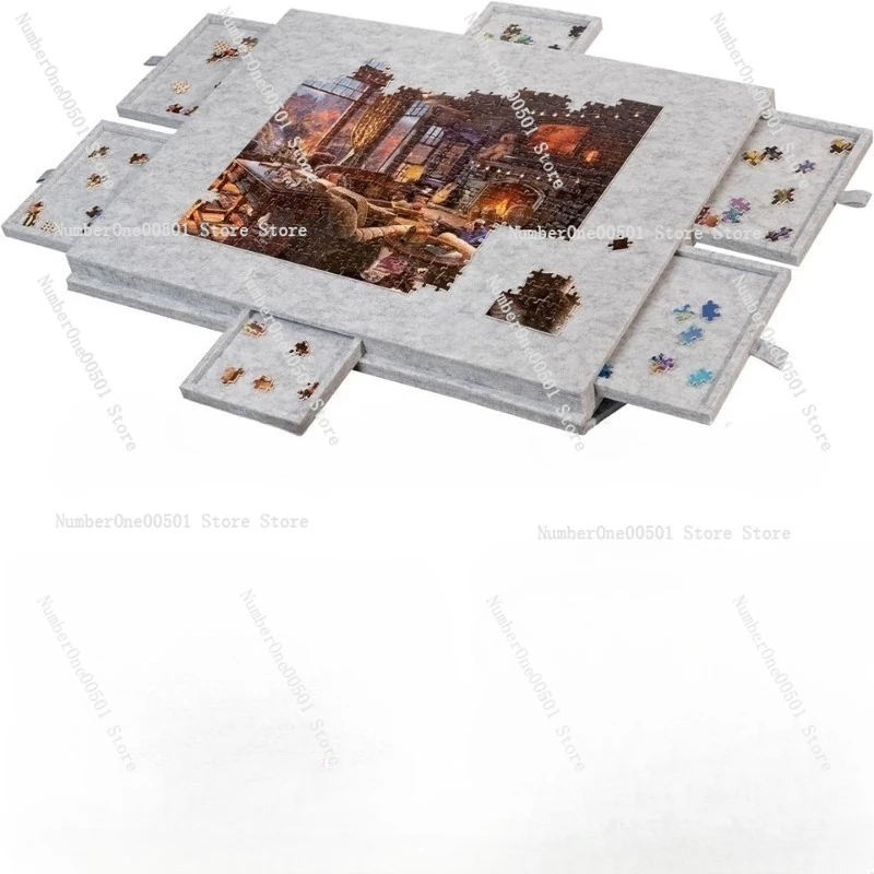 Детский стол-головоломка с 6 ящиками для хранения, складной стол для занятий, двусторонняя фетровая доска с крышкой, органайзер для игрушек
Детский стол-головоломка с 6 ящиками для хранения, складной стол для занятий, двусторонняя фетровая доска с крышкой, органайзер для игрушек