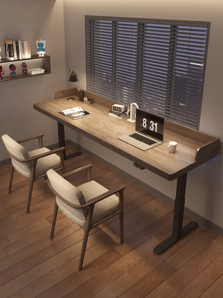 b22black walnut double electric lifting computer desk solid wood home desk
b22black walnut double electric lifting computer desk solid wood home desk