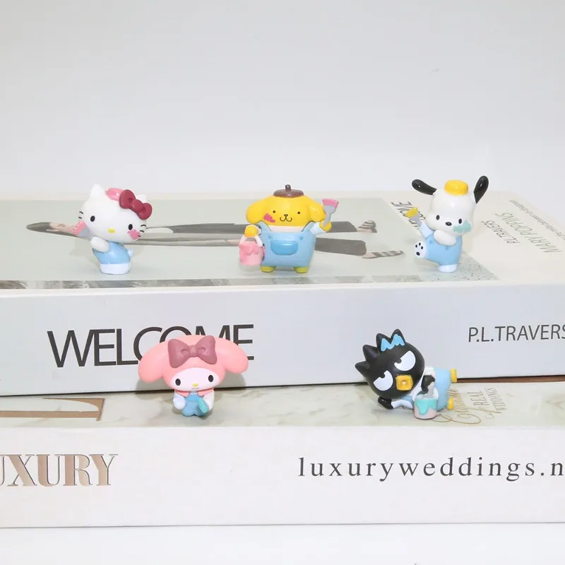 Sanrio Hello Kitty Cake Decoration Kuromi Cinnamoroll Pachacco Model Anime Cartoon Model PVC Toy Children's Toy Gift
Sanrio Hello Kitty Cake Decoration Kuromi Cinnamoroll Pachacco Model Anime Cartoon Model PVC Toy Children's Toy Gift