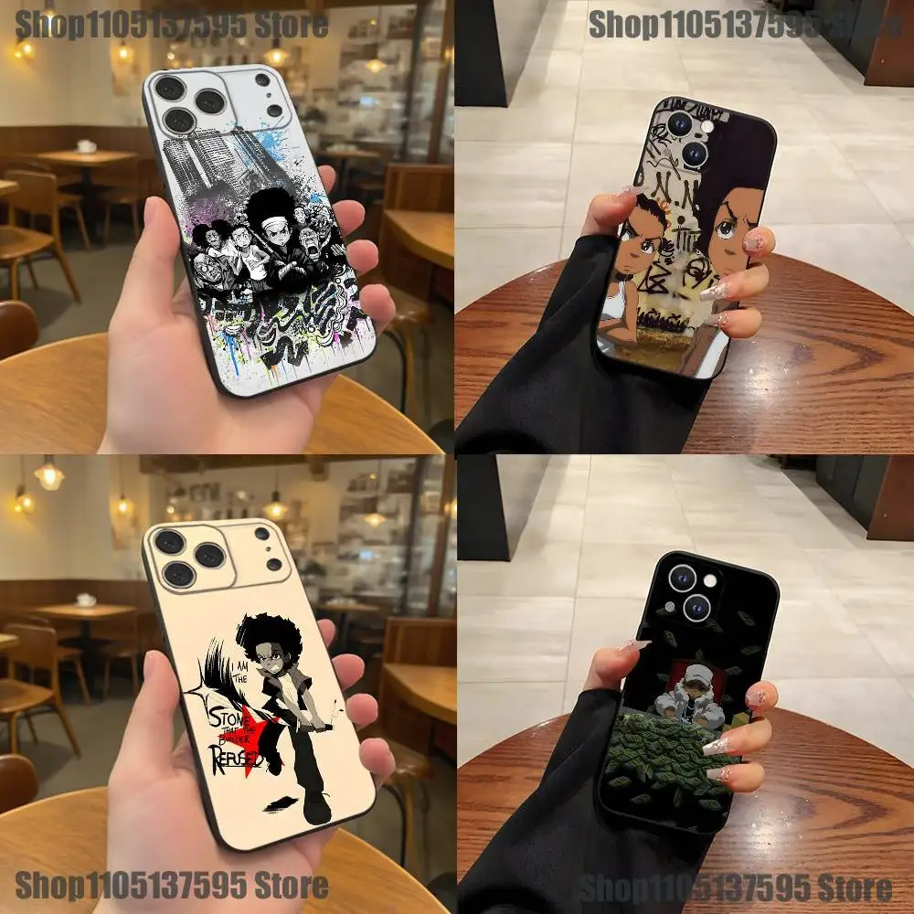 Cartoon The B-Boondocks Phone Case For iPhone 17,16,15,14,13,12,11,Pro,XS,Max,XR,Plus,E,SE4,Mini Black Soft Cover
Cartoon The B-Boondocks Phone Case For iPhone 17,16,15,14,13,12,11,Pro,XS,Max,XR,Plus,E,SE4,Mini Black Soft Cover