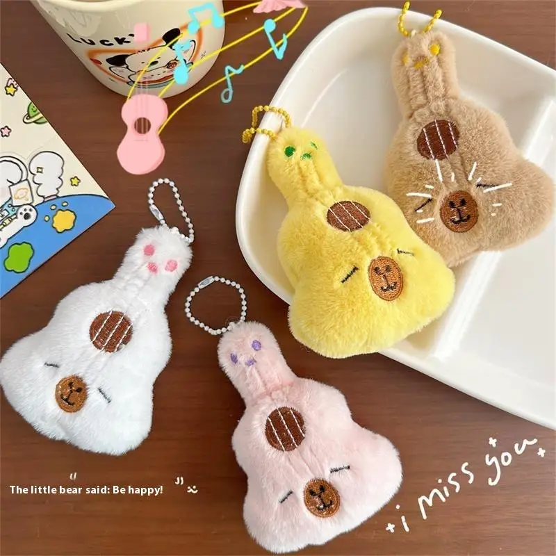 Cute Creative Guitar Capybara Plush Doll Stuffed Toy Keychain Pendant Bag Hang Ornament Girly Backpack Charm Kids Birthday Gifts
Cute Creative Guitar Capybara Plush Doll Stuffed Toy Keychain Pendant Bag Hang Ornament Girly Backpack Charm Kids Birthday Gifts