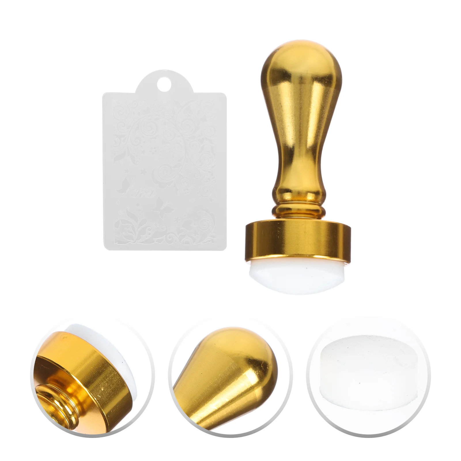 1Set Nail Art Stamper Silicone Head Creative Nail Art Printing Tool for Salon Manicure DIY Manicure Stamper
1Set Nail Art Stamper Silicone Head Creative Nail Art Printing Tool for Salon Manicure DIY Manicure Stamper