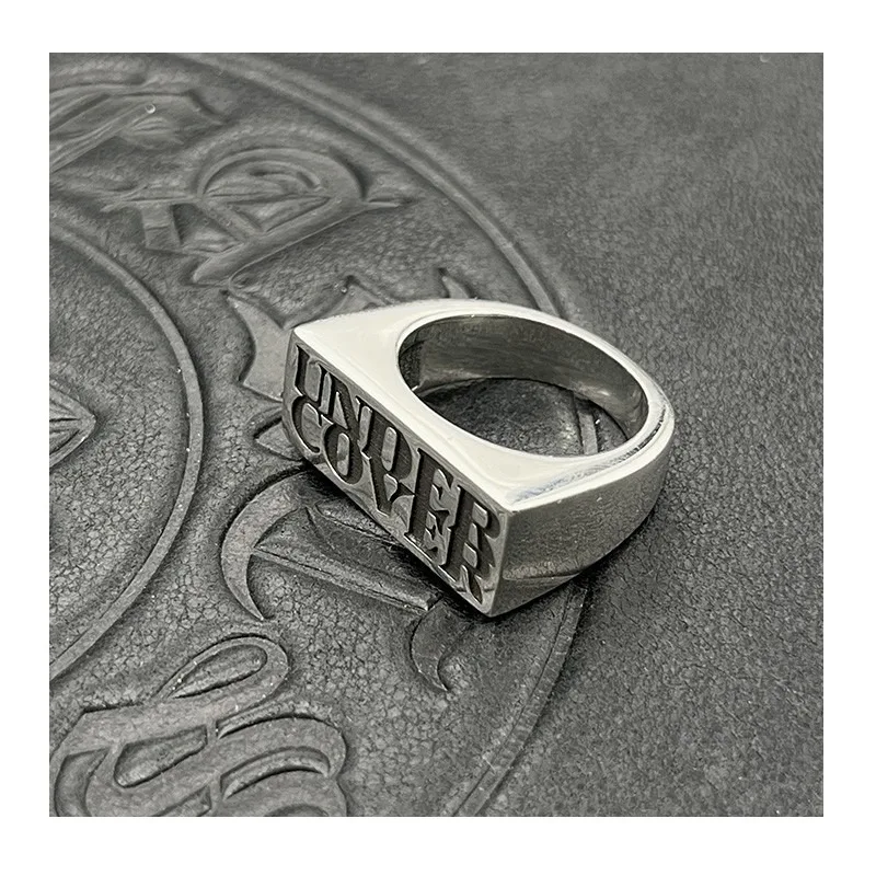 Trendy Thai Silver Retro Square Letter Ring Men's Medieval Takahashi Goro Style Ring Niche High-end Sense
Trendy Thai Silver Retro Square Letter Ring Men's Medieval Takahashi Goro Style Ring Niche High-end Sense