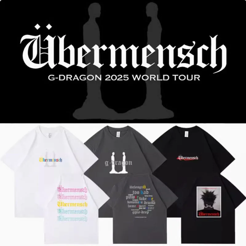 G Dragon Ubermensch Концертная футболка Мужчины Женщины Kpop Модная хлопковая футболка с принтом Летние футболки с короткими рукавами Трендовая свободная одежда
G Dragon Ubermensch Концертная футболка Мужчины Женщины Kpop Модная хлопковая футболка с принтом Летние футболки с короткими рукавами Трендовая свободная одежда
