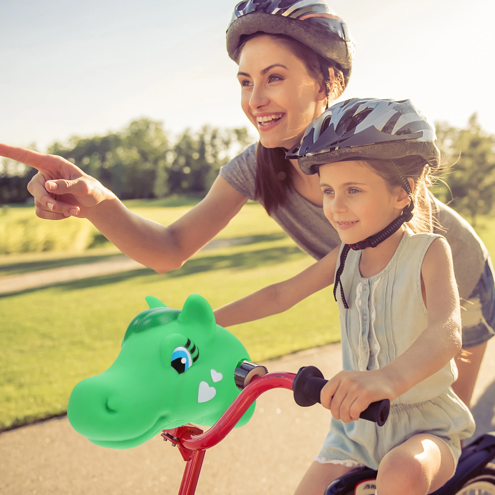 1pc Bicycle Handlebar Decorations Horse Head Cartoon Bike Adornment for Kids Scooter Durable Silicone Design Creative
1pc Bicycle Handlebar Decorations Horse Head Cartoon Bike Adornment for Kids Scooter Durable Silicone Design Creative