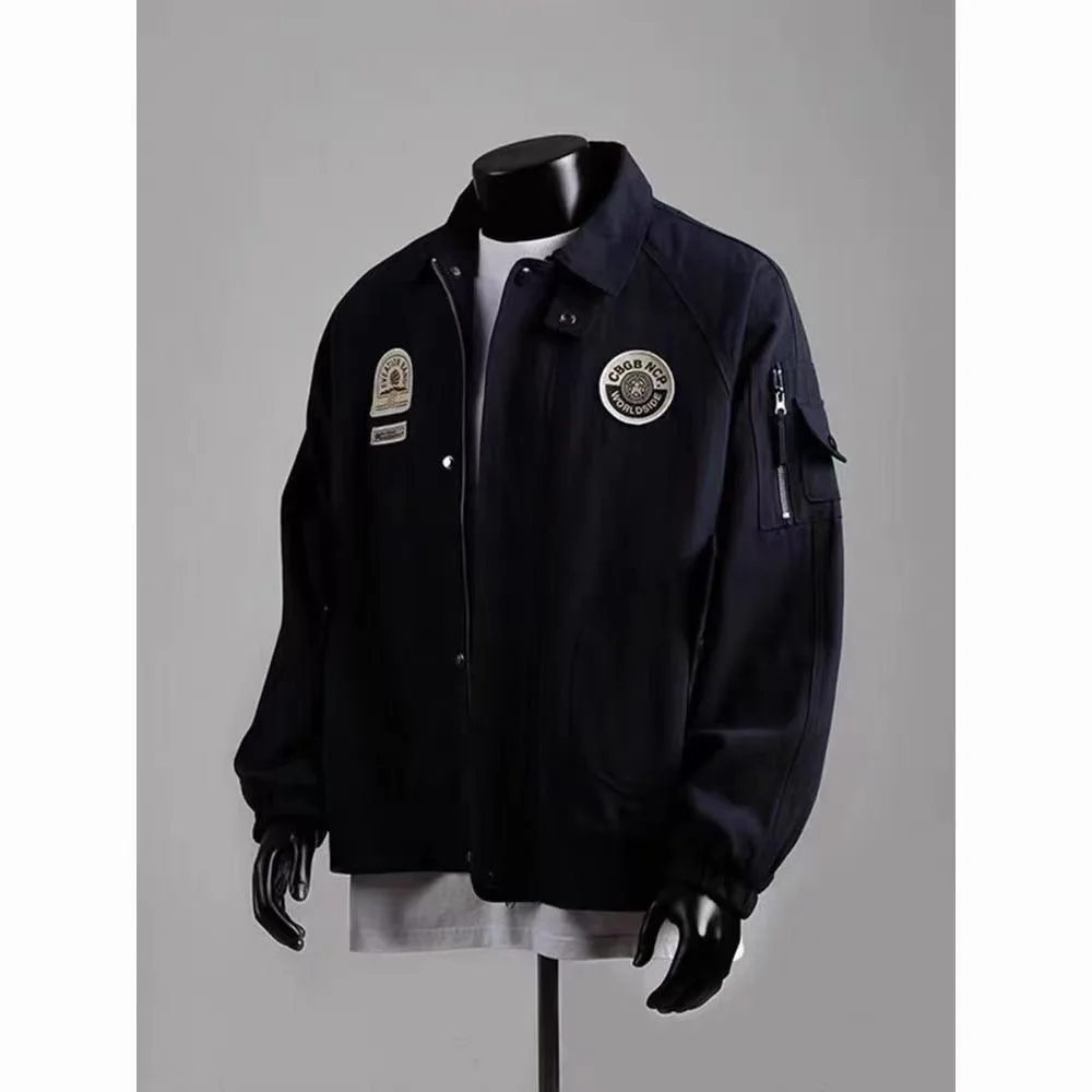 Мужское пальто в стиле ретро Flight Jaet, весенне-осеннее повседневное свободное модное бейсбольное пальто с воротником, молодежное модное городское пальто Long Sve
Мужское пальто в стиле ретро Flight Jaet, весенне-осеннее повседневное свободное модное бейсбольное пальто с воротником, молодежное модное городское пальто Long Sve