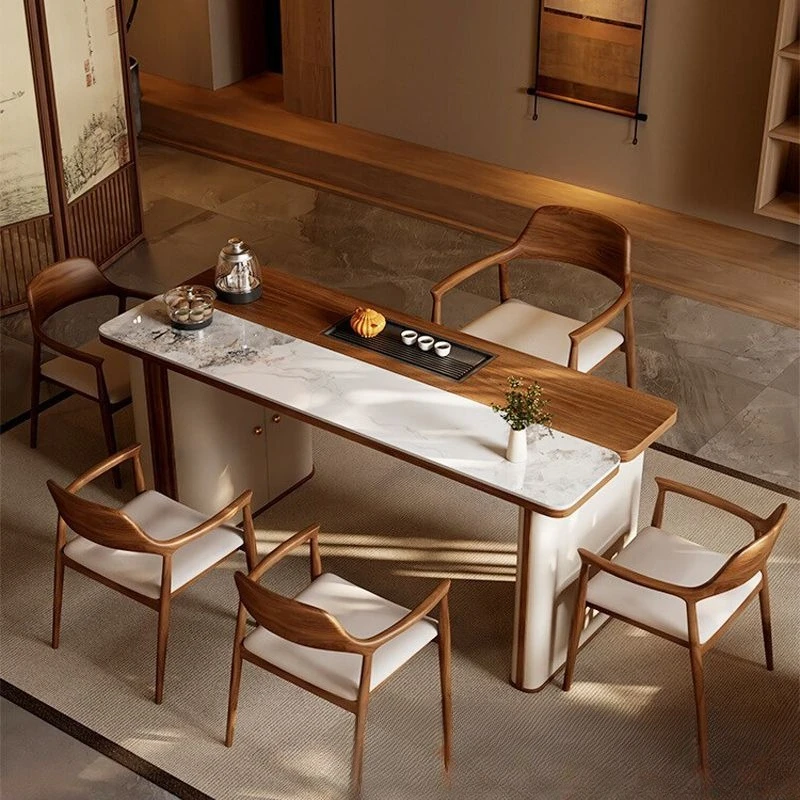 Solid wood tea table and chair combination, new Chinese Kung Fu tea table
Solid wood tea table and chair combination, new Chinese Kung Fu tea table