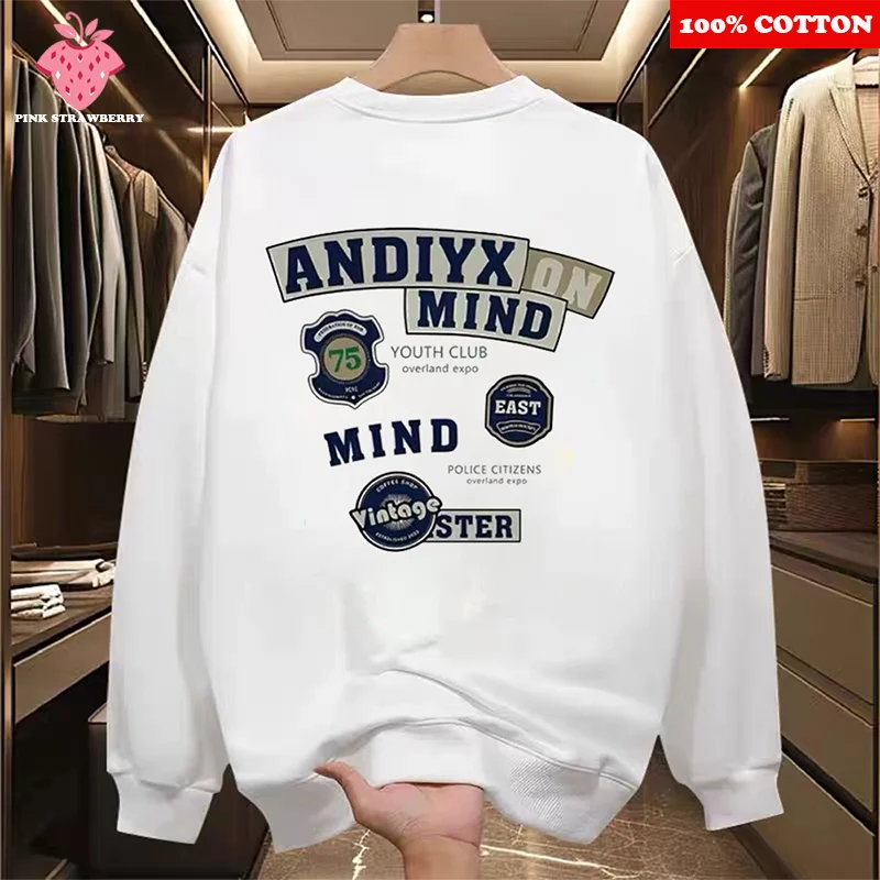 American style Print Sweatshirt Men Autumn Winter 2025 New O-Neck Long sleeves Loose Casual Warm Hoodie Y2K Top Male clothing
American style Print Sweatshirt Men Autumn Winter 2025 New O-Neck Long sleeves Loose Casual Warm Hoodie Y2K Top Male clothing