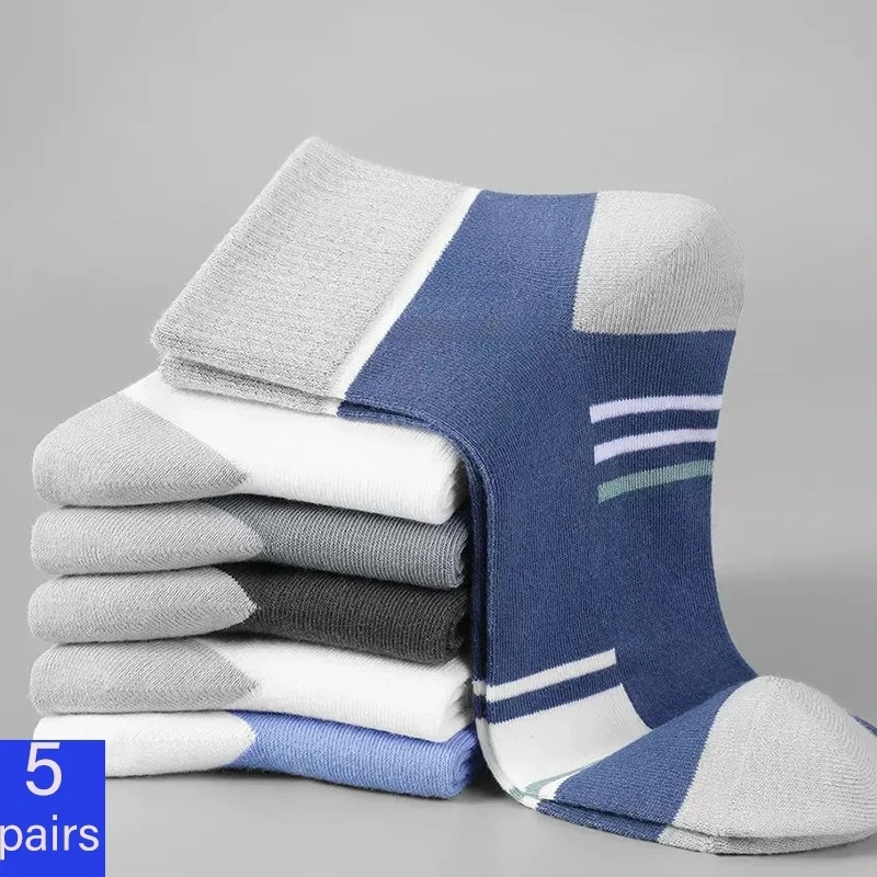 10 pieces (5 pairs) plus size men's and women's striped socks casual medium comfortable breathable sports shorts fun colored
10 pieces (5 pairs) plus size men's and women's striped socks casual medium comfortable breathable sports shorts fun colored