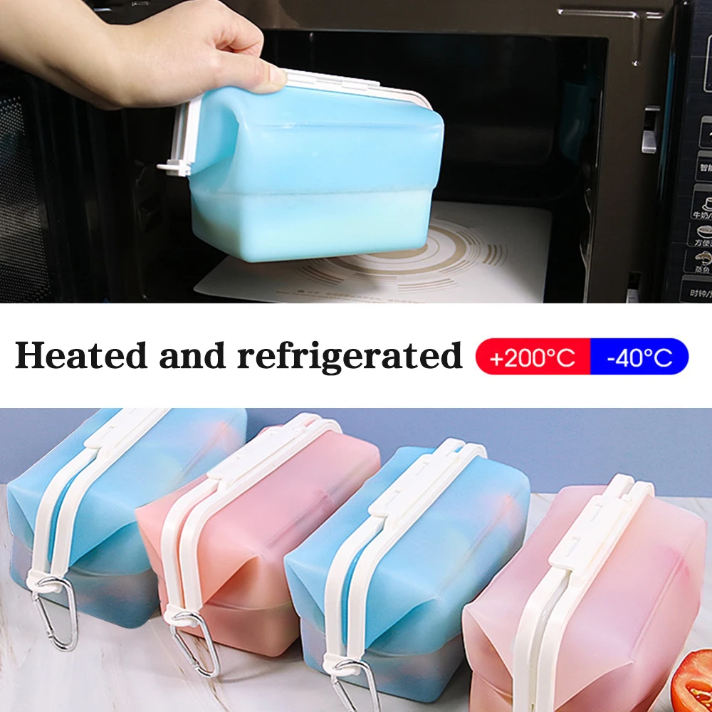 C5 Foldable Portable Fruit Sealed Bag Food Fresh-keeping Bag Picnic Travel Silicone Food Storage Bag Reusable Food Storage Bag
C5 Foldable Portable Fruit Sealed Bag Food Fresh-keeping Bag Picnic Travel Silicone Food Storage Bag Reusable Food Storage Bag