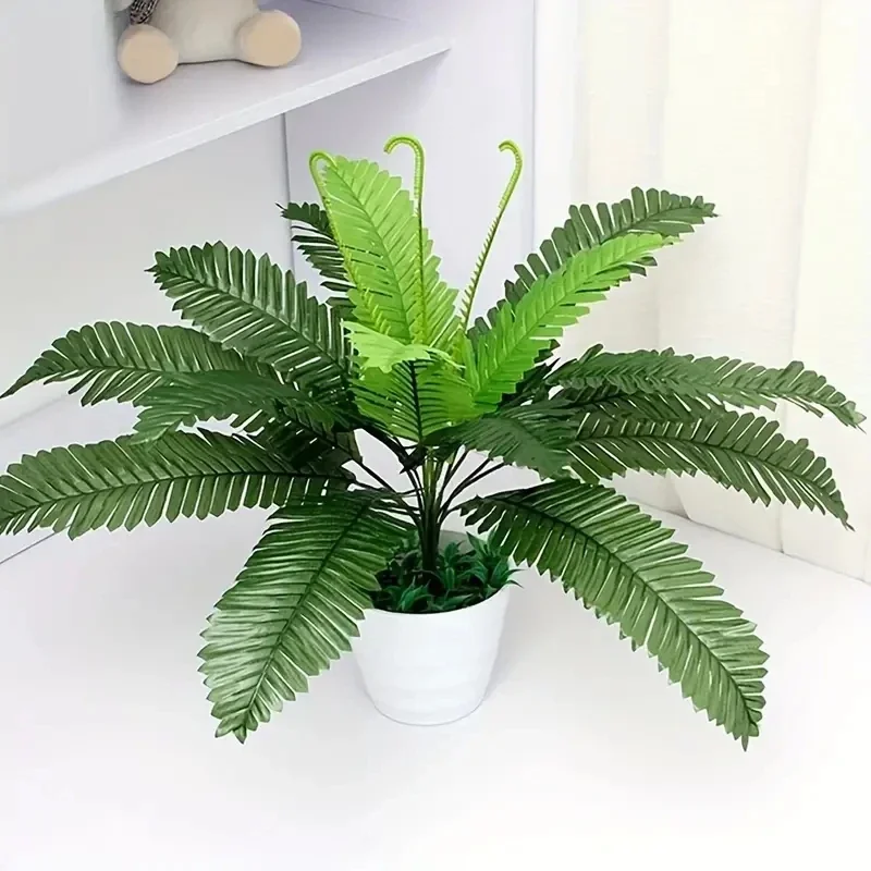 1pc,Artificial Plant, 18 Head Of Lron Leaves, Simulated Silk Cloth GreenPlanting, Iron Tree Leaves,Loose Tail, Palm Leaf Plant W
1pc,Artificial Plant, 18 Head Of Lron Leaves, Simulated Silk Cloth GreenPlanting, Iron Tree Leaves,Loose Tail, Palm Leaf Plant W
