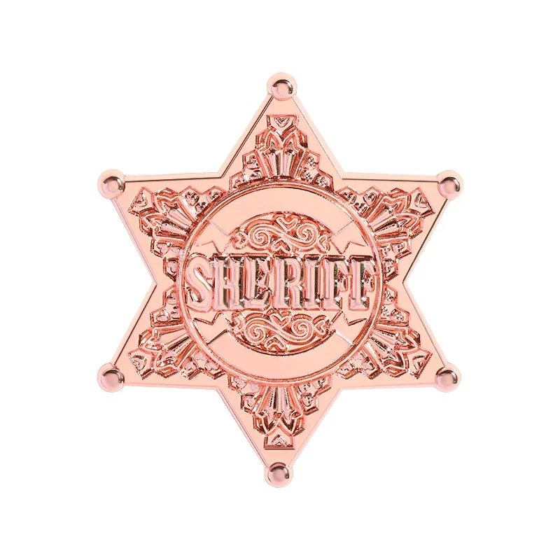 Vintage Six-Pointed Star Sheriff Prizes Enamel Pins Custom Deputy Police Medal Brooch Clothes Lapel Badge Jewelry Gift Friends
Vintage Six-Pointed Star Sheriff Prizes Enamel Pins Custom Deputy Police Medal Brooch Clothes Lapel Badge Jewelry Gift Friends
