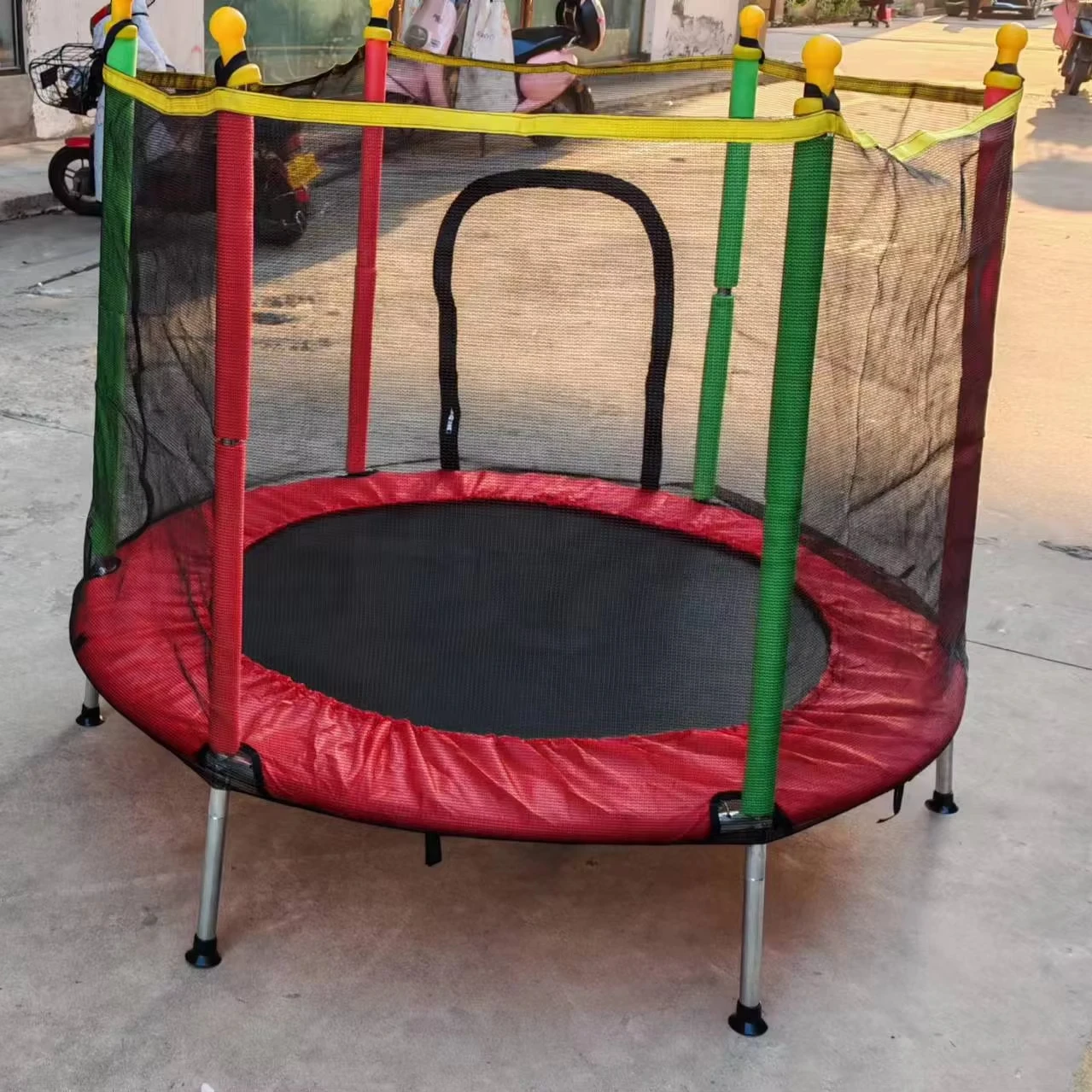 Durably Durable Outdoor Fitness Trampoline Child Interactive Bungee Toy Gift For Boys And Girls
Durably Durable Outdoor Fitness Trampoline Child Interactive Bungee Toy Gift For Boys And Girls