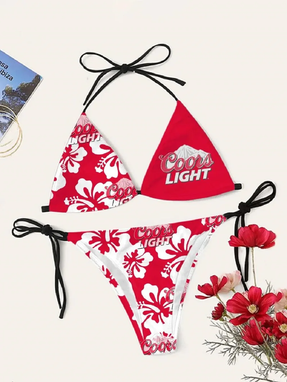 2025 New Bikini Set Women's Print 2 Piece Swimsuit Sexy Lace-up Triangle Halter Backless Swimwear Beach Vacation Bathing Suit
2025 New Bikini Set Women's Print 2 Piece Swimsuit Sexy Lace-up Triangle Halter Backless Swimwear Beach Vacation Bathing Suit