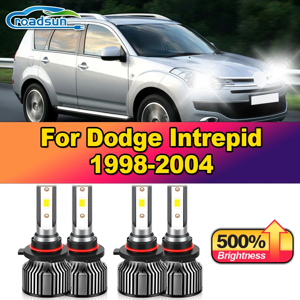 240W LED Headlight Bulbs 40000LM Front Lamps 12V 6000K White Auto Lights For Dodge Intrepid 1998 1999 2000 2001 2002 2003 2004
240W LED Headlight Bulbs 40000LM Front Lamps 12V 6000K White Auto Lights For Dodge Intrepid 1998 1999 2000 2001 2002 2003 2004