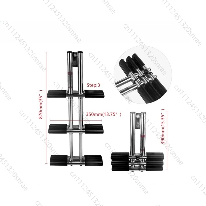 Hidden Non-movable Marine Yacht Hardware Stainless Steel Folding Telescopic Ladder Hanging Ladder
Hidden Non-movable Marine Yacht Hardware Stainless Steel Folding Telescopic Ladder Hanging Ladder