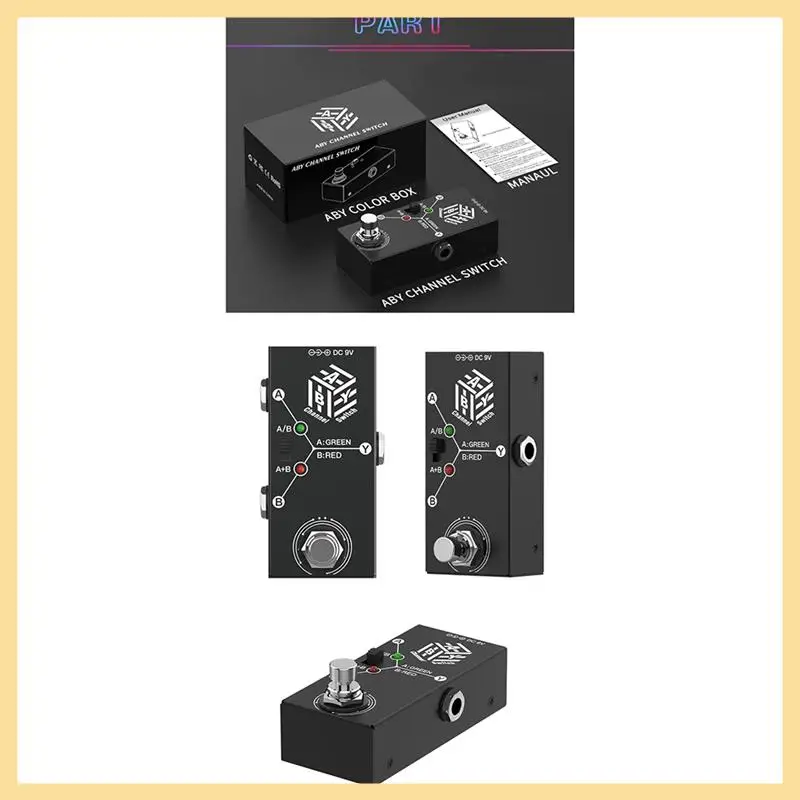 B16C-Channel Electric Guitar Pedal Instrument Parts Universal ABY Line Selector Guitar Effector ABY Dual Channel Line Selection
B16C-Channel Electric Guitar Pedal Instrument Parts Universal ABY Line Selector Guitar Effector ABY Dual Channel Line Selection