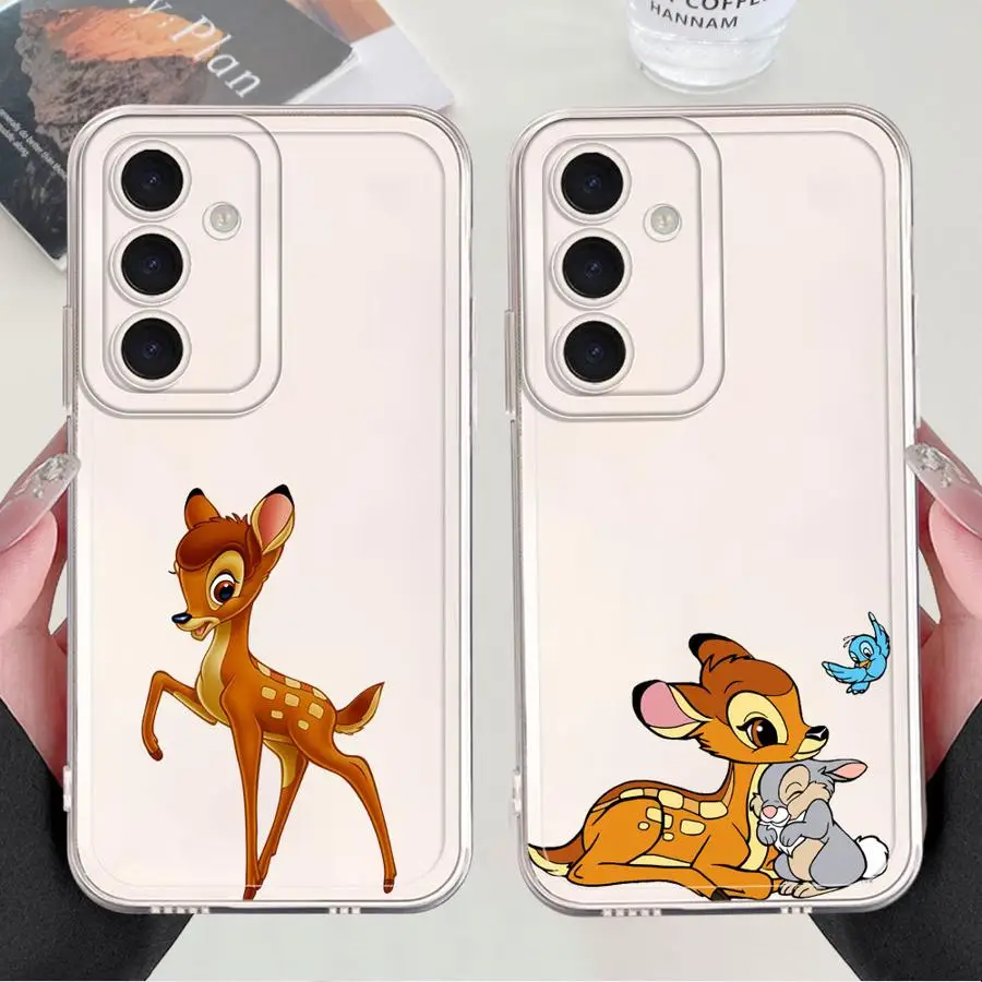 Cute Bambi Cartoon Transparent Soft Cover Phone Case for Samsung Galaxy A26 A16 A72 A05 A06 A10 A20s A73 A56 A71 A04 A36 A50 A03
Cute Bambi Cartoon Transparent Soft Cover Phone Case for Samsung Galaxy A26 A16 A72 A05 A06 A10 A20s A73 A56 A71 A04 A36 A50 A03