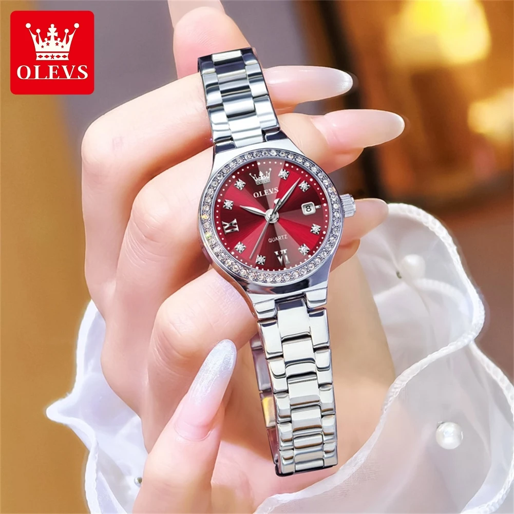 OLEVS 3738 Brand original authentic watch for woman Gift Box British women's watch with steel band and diamonds
OLEVS 3738 Brand original authentic watch for woman Gift Box British women's watch with steel band and diamonds