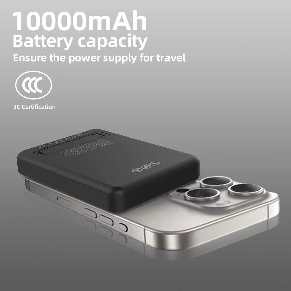 Kiki Shoot 10000mAh Magnetic Power Bank CCC Chinese Certification Portable Wireless Fast Charging PowerBank for iPhone Samsung
Kiki Shoot 10000mAh Magnetic Power Bank CCC Chinese Certification Portable Wireless Fast Charging PowerBank for iPhone Samsung