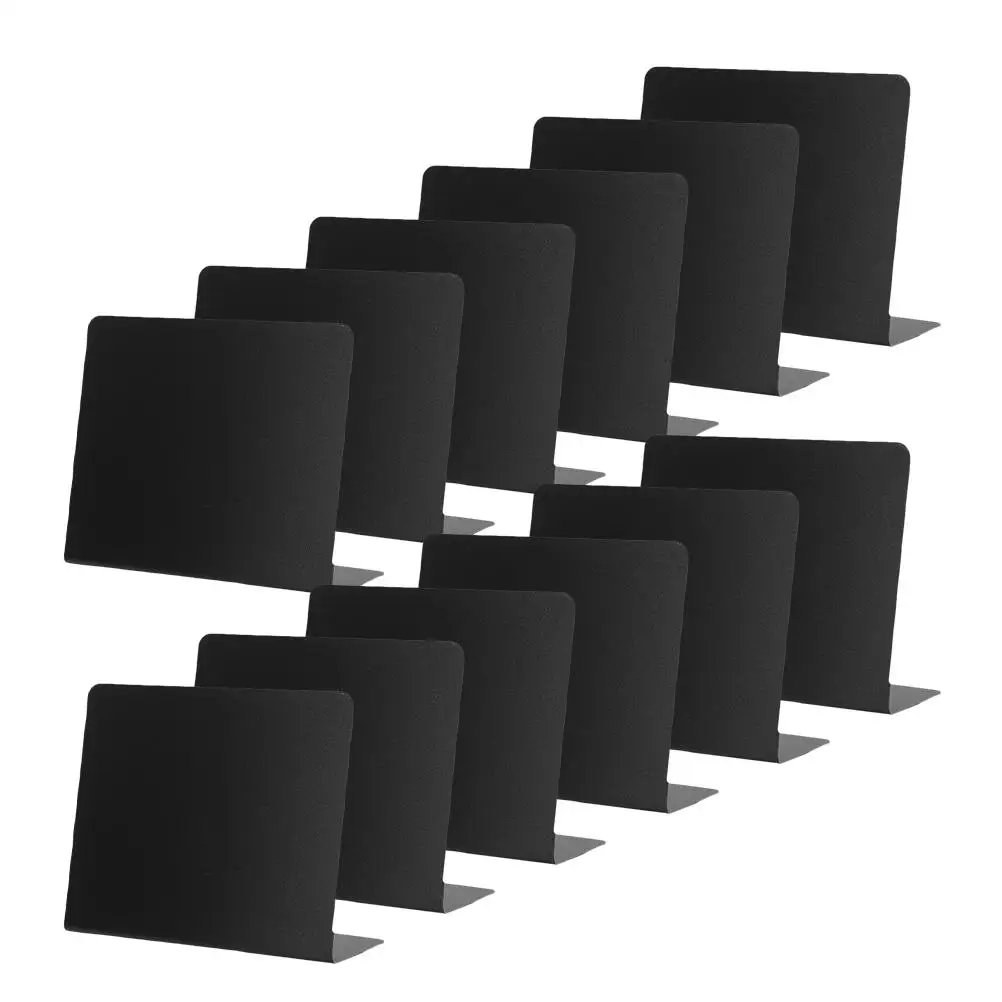 12 Pcs Price Tag Holder Mini Chalkboard Black Desktop Signs 100x75mm PVC Reusable Writing Board for Party Home Restaurant Menu
12 Pcs Price Tag Holder Mini Chalkboard Black Desktop Signs 100x75mm PVC Reusable Writing Board for Party Home Restaurant Menu