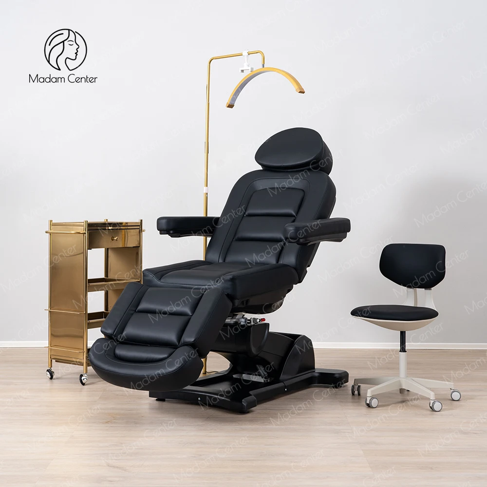 Madamcenter High-End 4 Motor Aesthetic Spa Treatment Chair Modern Design Black Electric Beauty Bed for Dermatology Aesthetics
Madamcenter High-End 4 Motor Aesthetic Spa Treatment Chair Modern Design Black Electric Beauty Bed for Dermatology Aesthetics
