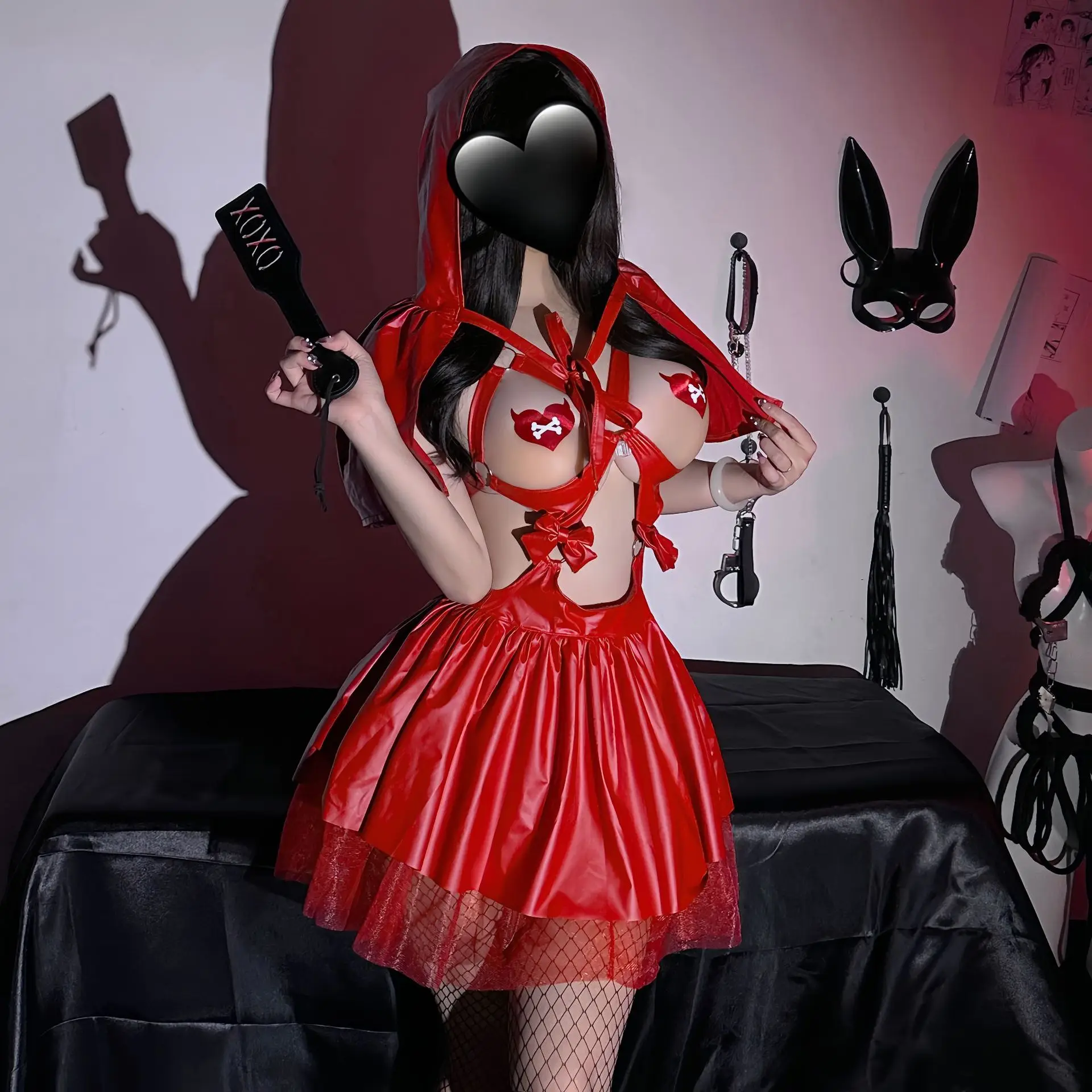 Little Devil Hot Cosplay Uniform See Through Babydoll Lingerie For Women Red Open Bra Fantasy Lingеrie Miniskirt Nightwear
Little Devil Hot Cosplay Uniform See Through Babydoll Lingerie For Women Red Open Bra Fantasy Lingеrie Miniskirt Nightwear