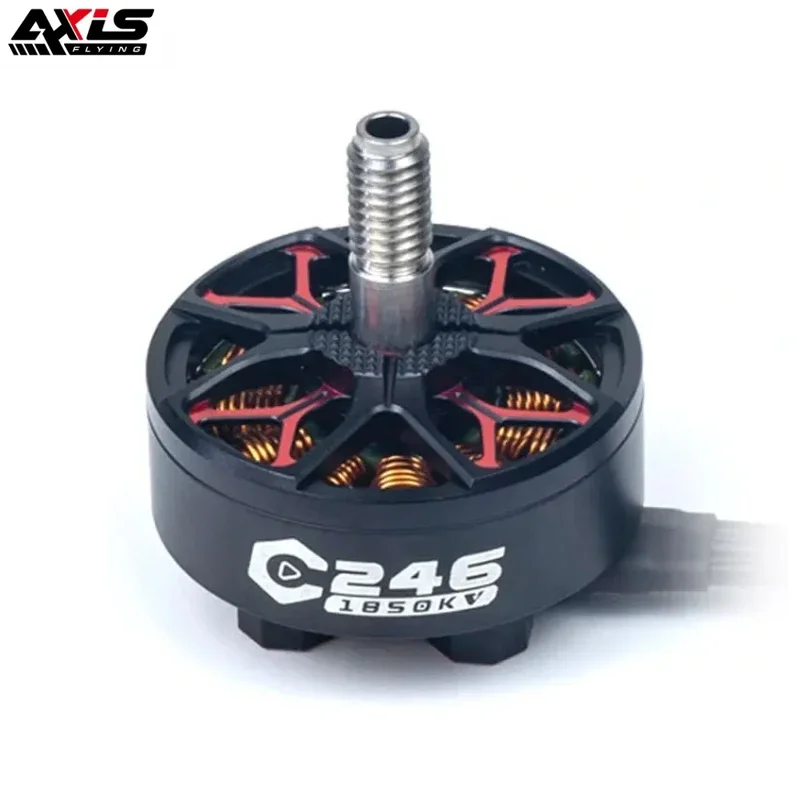 AxisFlying C246 2406 Бесщеточный двигатель 1650/1850/2050KV 6S для Sbang FPV Freestyle и Cinematic Drone 
AxisFlying C246 2406 Бесщеточный двигатель 1650/1850/2050KV 6S для Sbang FPV Freestyle и Cinematic Drone