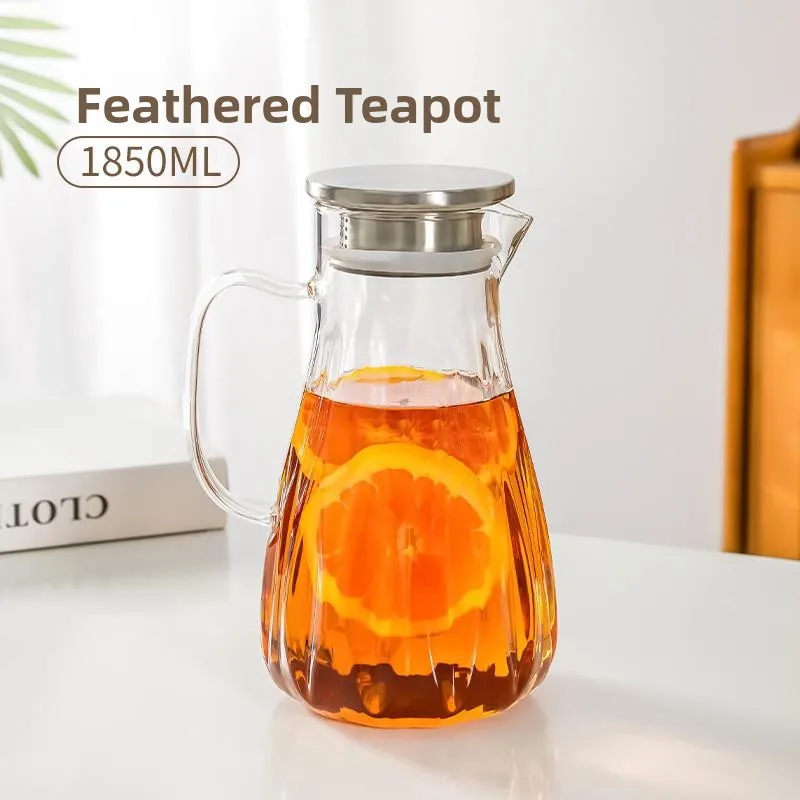 Large Capacity Glass Cold Water Pot Heat Resistant Tea Brewing Flask Fridge Cooling Cup Home Use Tea Set Nordic Style Water K...
Large Capacity Glass Cold Water Pot Heat Resistant Tea Brewing Flask Fridge Cooling Cup Home Use Tea Set Nordic Style Water K...