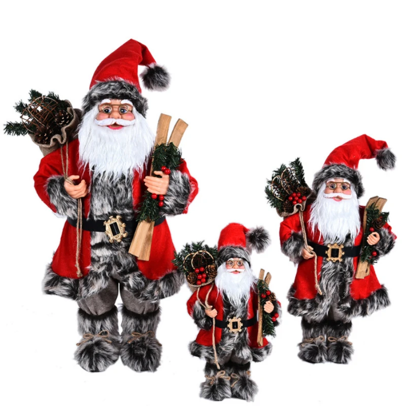 Christmas Large Santa Claus Dolls Ornaments Standing Santa Figurine Doll Christmas Home Decoration2023 Children's New Year Gifts
Christmas Large Santa Claus Dolls Ornaments Standing Santa Figurine Doll Christmas Home Decoration2023 Children's New Year Gifts