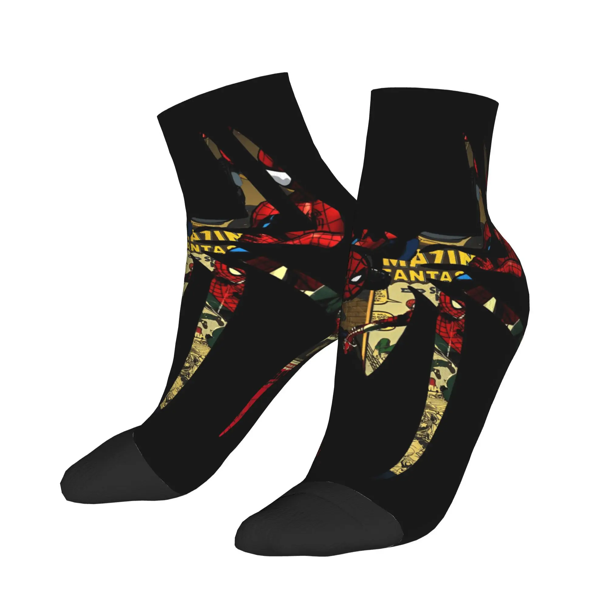 Ankle Socks For Men Spider Man Casual Socks Graphic Anti Skid Comfortable Autumn Funny Running Sports Sock
Ankle Socks For Men Spider Man Casual Socks Graphic Anti Skid Comfortable Autumn Funny Running Sports Sock