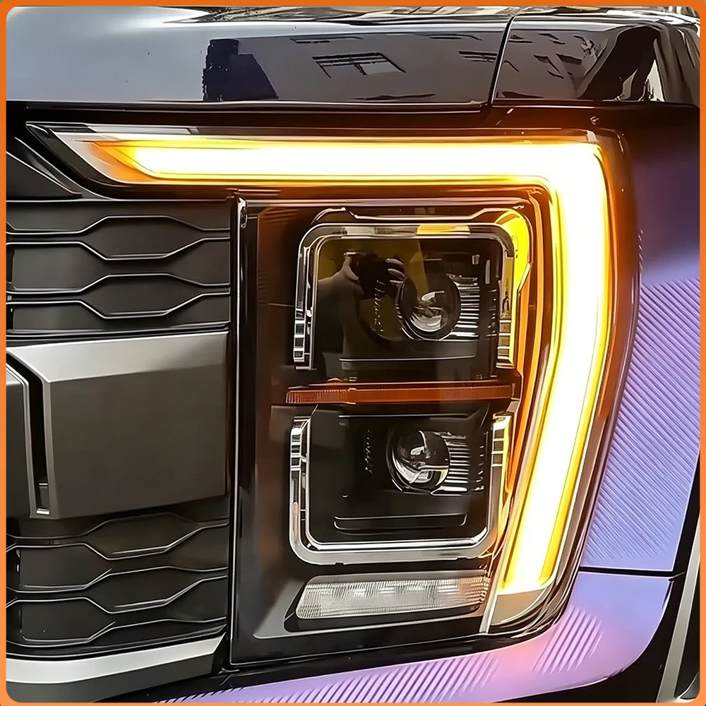 Plug and Play 2 Projector Lens LED Auto Headlights Assembly Upgrade Car Front Lamps Accessories For Ford F-150 Raptor 2021-2023
Plug and Play 2 Projector Lens LED Auto Headlights Assembly Upgrade Car Front Lamps Accessories For Ford F-150 Raptor 2021-2023