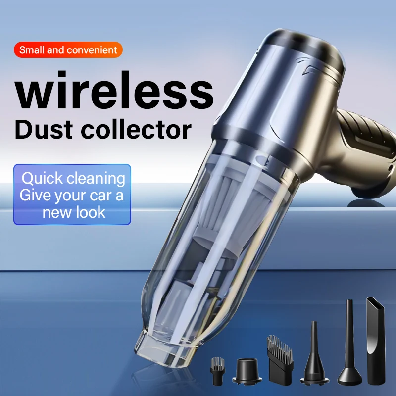 Brushless vacuum cleaner, portable USB rechargeable wireless car and household dual-purpose vacuum cleaner with storage bag
Brushless vacuum cleaner, portable USB rechargeable wireless car and household dual-purpose vacuum cleaner with storage bag