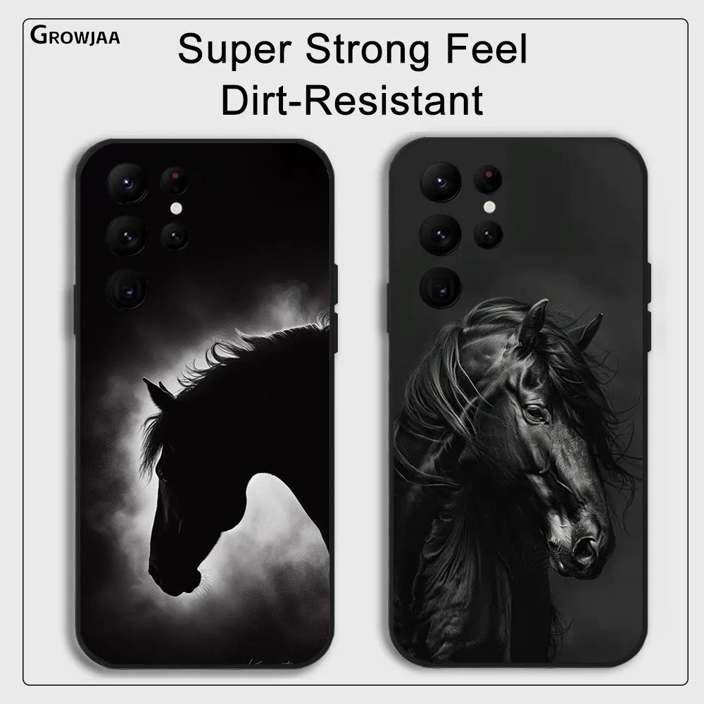 Luxury Dark Horse Animal Phone Case for Samsung Galaxy S24 Ultra S22 S23 Ultra S21 S20 5G Protective Silicone TPU Funda
Luxury Dark Horse Animal Phone Case for Samsung Galaxy S24 Ultra S22 S23 Ultra S21 S20 5G Protective Silicone TPU Funda