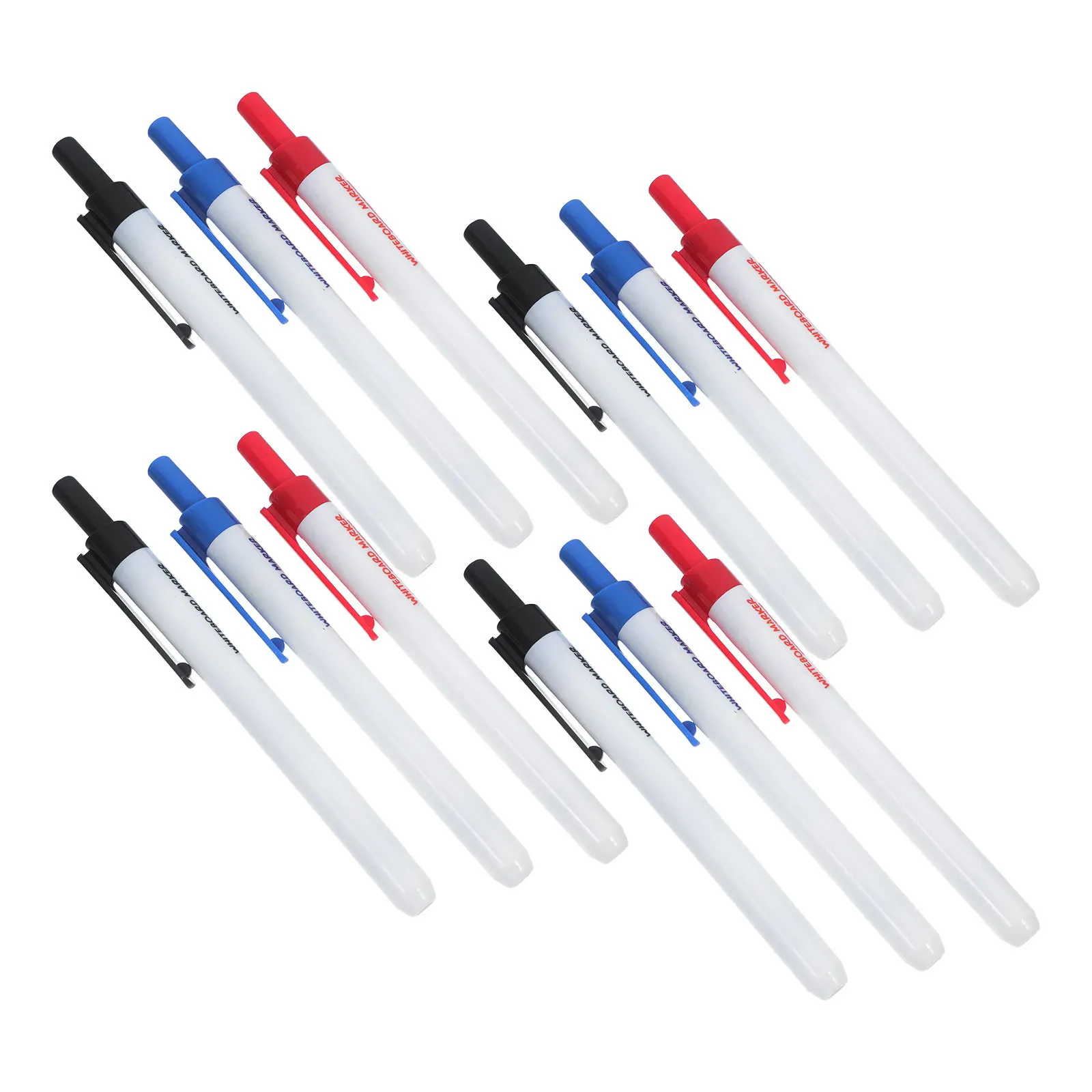 12Pcs Dry Erase Whiteboard Markers Erasable Fine Tip Pens for Home Office School Use Glass Plastic Ceramic Boards Writing
12Pcs Dry Erase Whiteboard Markers Erasable Fine Tip Pens for Home Office School Use Glass Plastic Ceramic Boards Writing