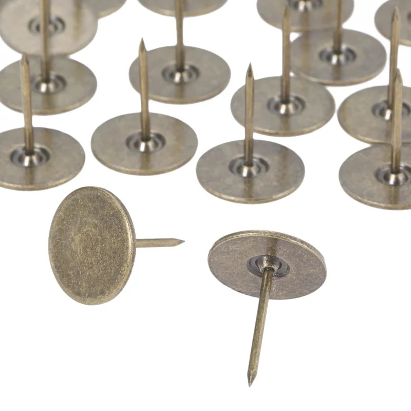 Chrome bronze flat head nails, smooth finish, for furniture, sofa, jewelry box & art projects, practical interior fasteners
Chrome bronze flat head nails, smooth finish, for furniture, sofa, jewelry box & art projects, practical interior fasteners