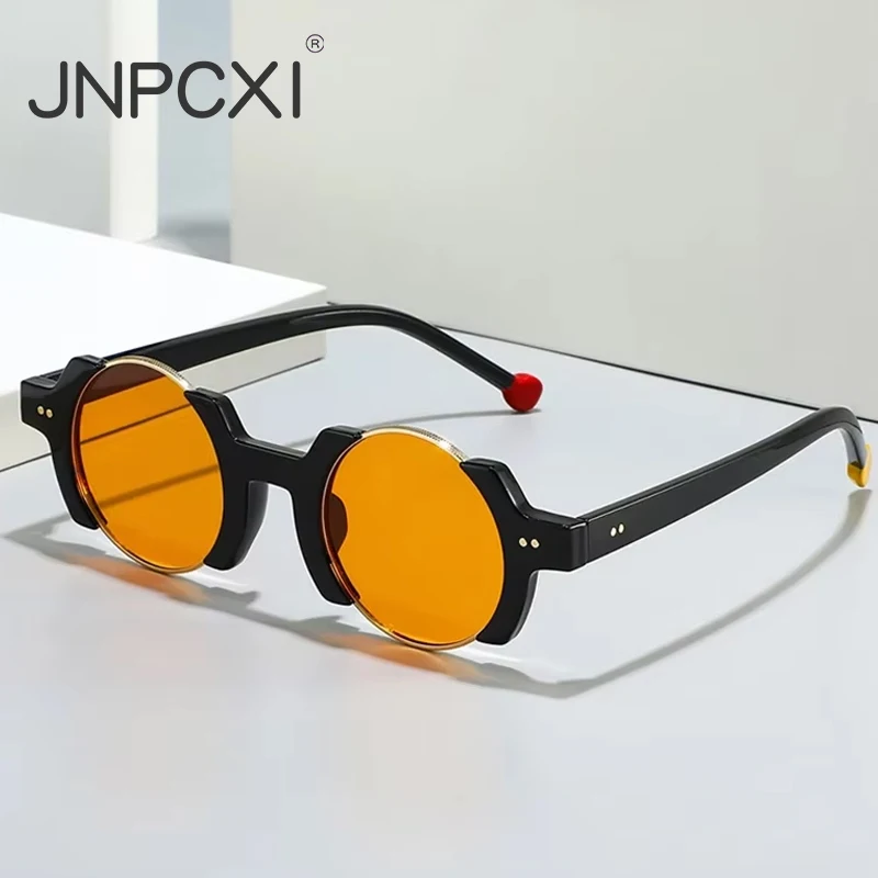 JNPCXI Ins Popular Fashion Round Women Punk Sunglasses Yellow Lens Retro Rivets Men Trending Sun Glasses Gradient Shades UV400
JNPCXI Ins Popular Fashion Round Women Punk Sunglasses Yellow Lens Retro Rivets Men Trending Sun Glasses Gradient Shades UV400