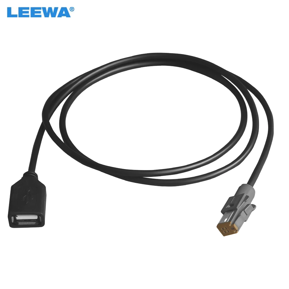 LEEWA Car Auto 4Pin Big Screen Changer USB Cable For Toyota Models Audio Radio USB Plug Adapter Wiring #CA5622
LEEWA Car Auto 4Pin Big Screen Changer USB Cable For Toyota Models Audio Radio USB Plug Adapter Wiring #CA5622