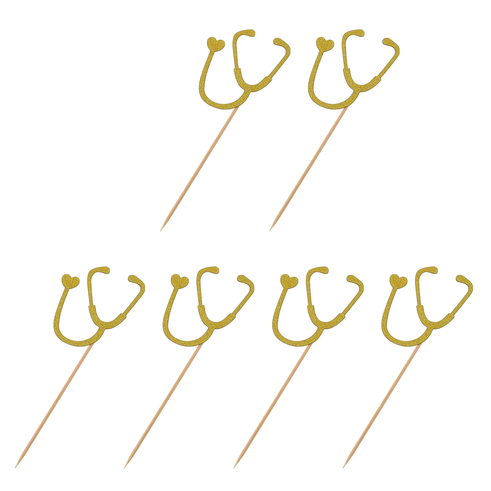 24pcs Stethoscope Cupcake Toppers Cake Decorations Medical Party Supplies Nurse Doctor Favor Cake Topper Dessert Accessories 
24pcs Stethoscope Cupcake Toppers Cake Decorations Medical Party Supplies Nurse Doctor Favor Cake Topper Dessert Accessories