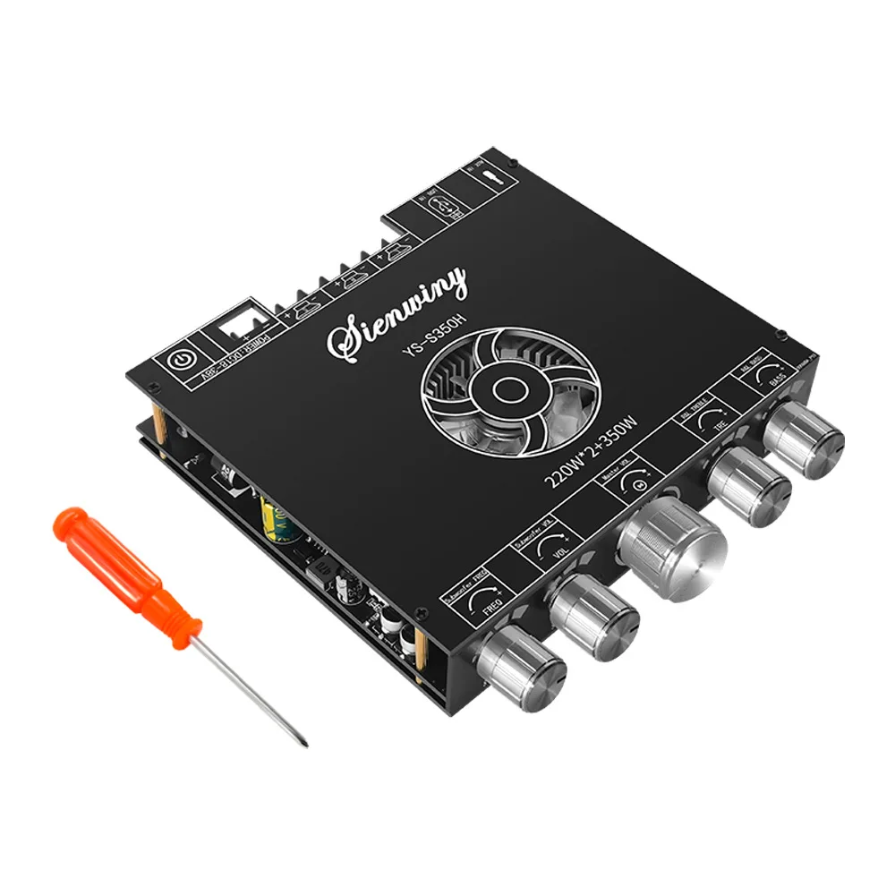 YS-S350H 2.1 Channel TPA3251 Bluetooth Power Amplifier Module High And Low Subwoofer 220W*2+350W Over 7498E
YS-S350H 2.1 Channel TPA3251 Bluetooth Power Amplifier Module High And Low Subwoofer 220W*2+350W Over 7498E