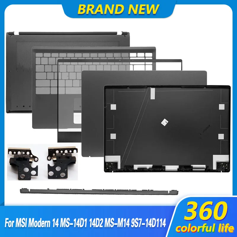 NEW Top Case For MSI Modern 14 MS-14D1 14D2 M14 Laptop LCD Back Cover/Front Bezel/Palmrest/Bottom Case/Hinges Cover Black/Blue
NEW Top Case For MSI Modern 14 MS-14D1 14D2 M14 Laptop LCD Back Cover/Front Bezel/Palmrest/Bottom Case/Hinges Cover Black/Blue