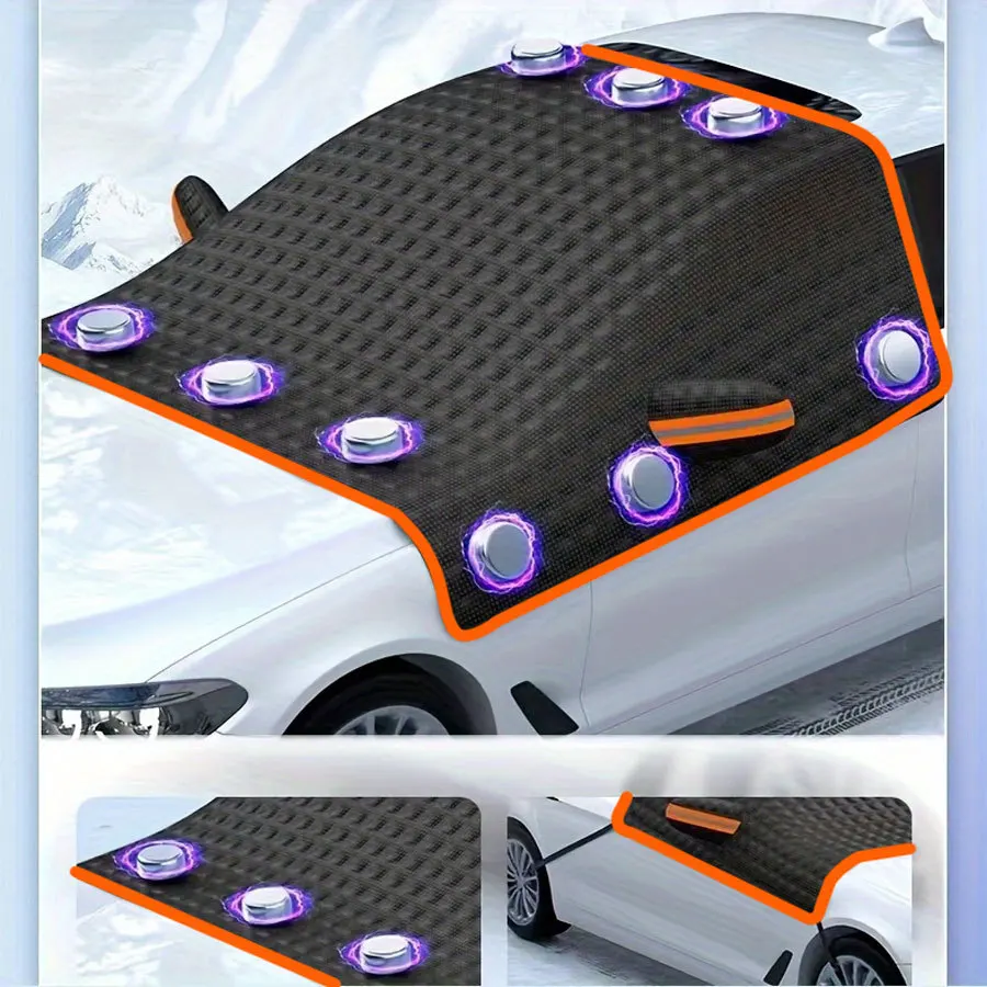 Winter Car Window Snow Cover Large Size Magnetic Car Windshield Snow Cover Anti Freeze Snow Windshield Covers Glass Sun Visor
Winter Car Window Snow Cover Large Size Magnetic Car Windshield Snow Cover Anti Freeze Snow Windshield Covers Glass Sun Visor